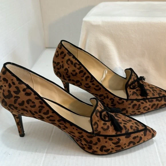 Liz Claiborne woman’s pointed toe slip on pumps 3” heel bow with tassel 6.5w - Picture 11 of 13